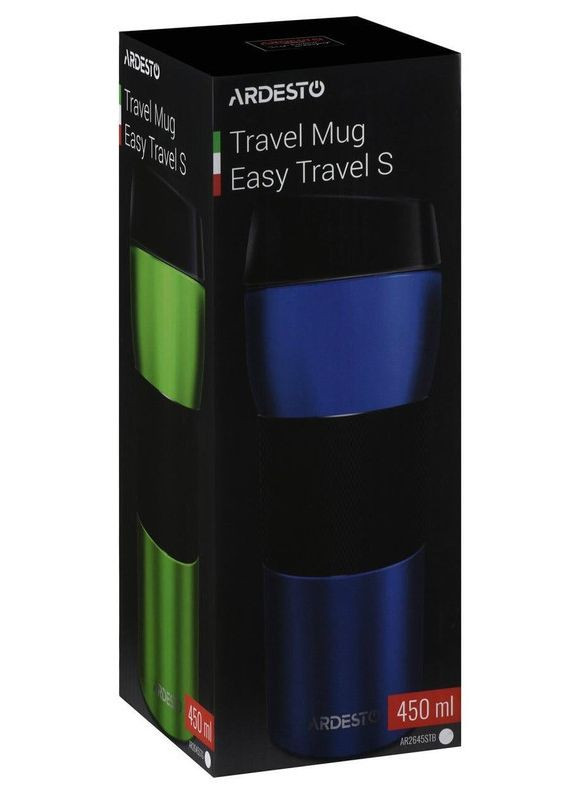 Термочашка Easy travel S 450 ml Red (AR2645STR) Ardesto (368585008)