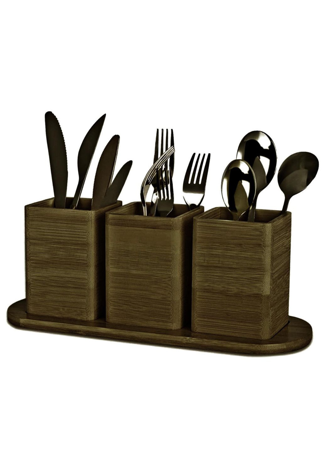 Підставка для столових приладів з дерева Альберджо мускат (ПСП-009907) No Brand (327423170)