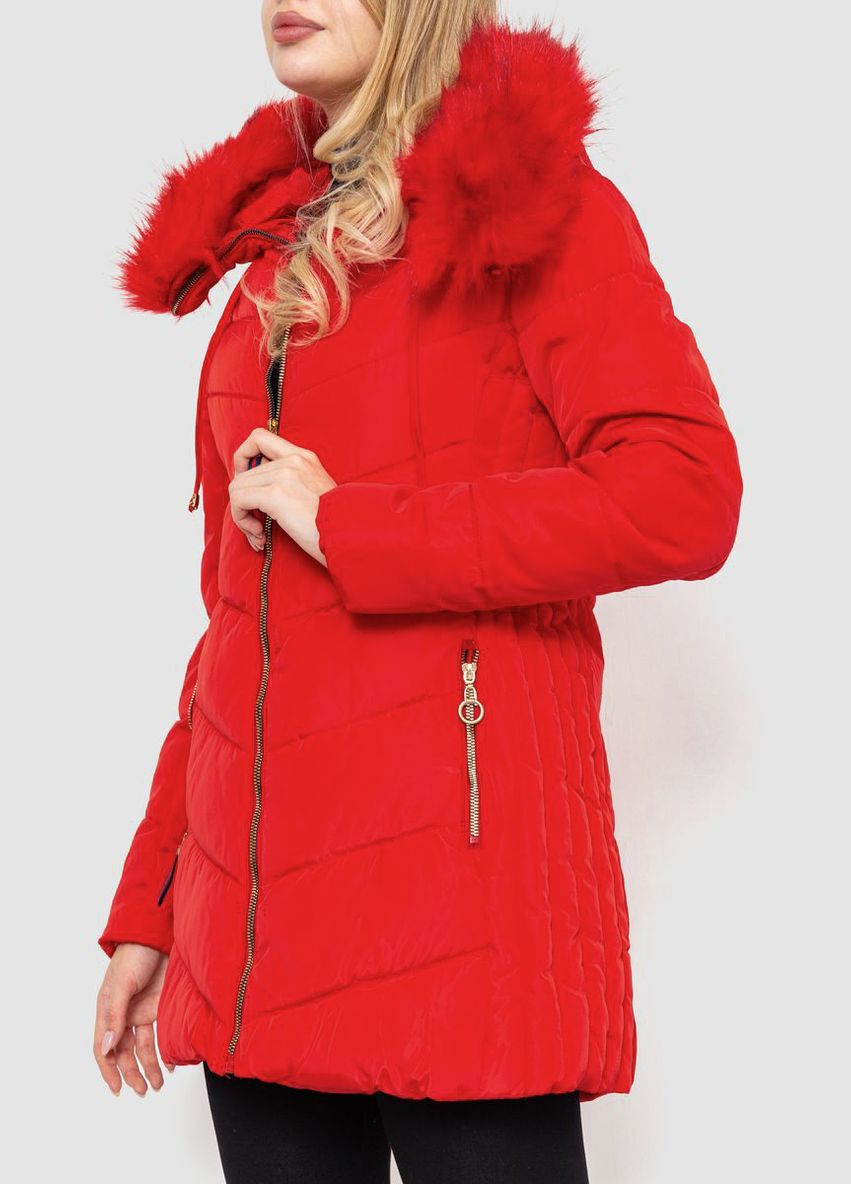 Красная демисезонная куртка женская демисезонная, цвет пудровый, Ager
