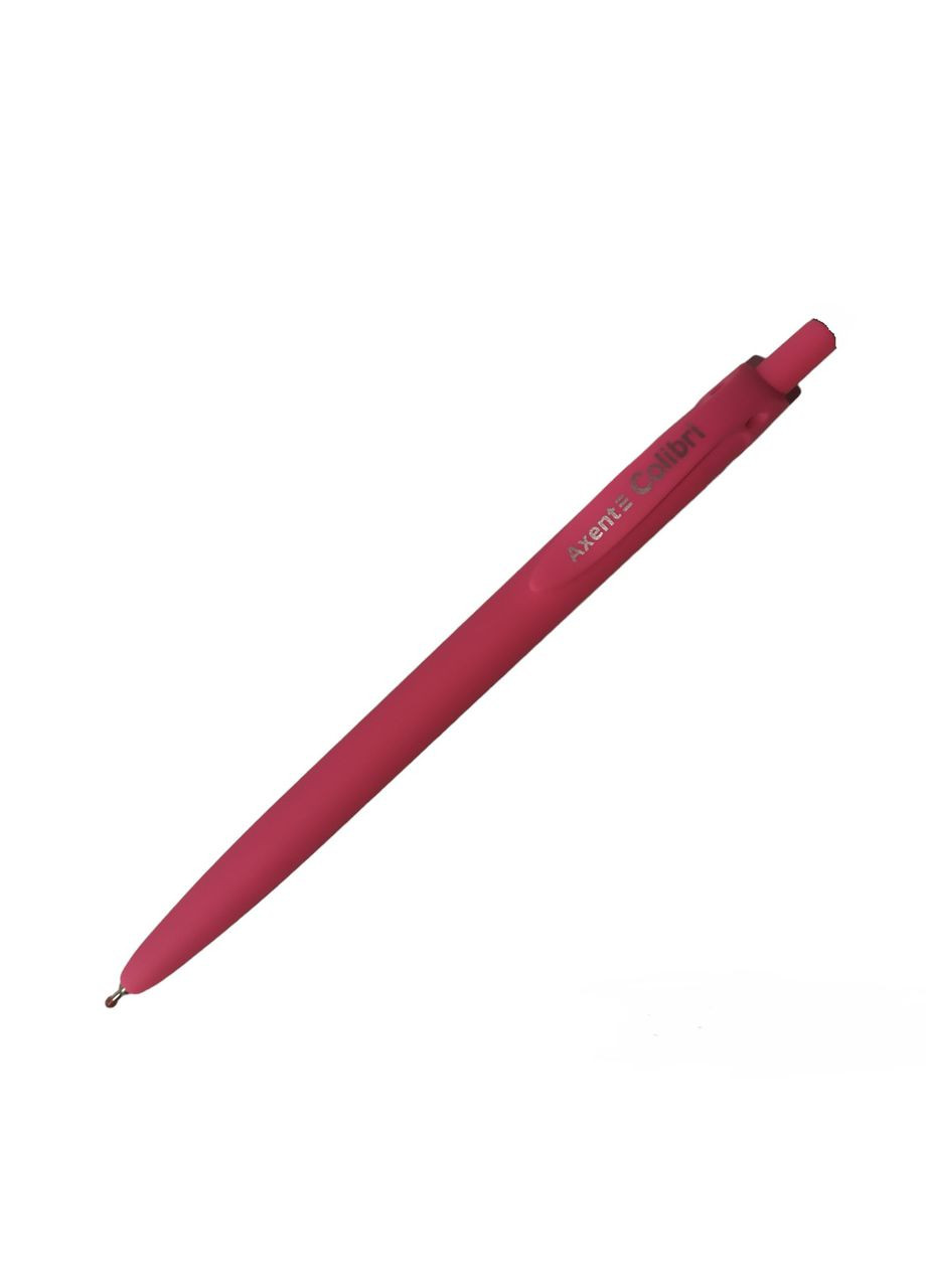 Ручка масляна синя 0,7 мм, Сolibri Pink Axent (290416949)