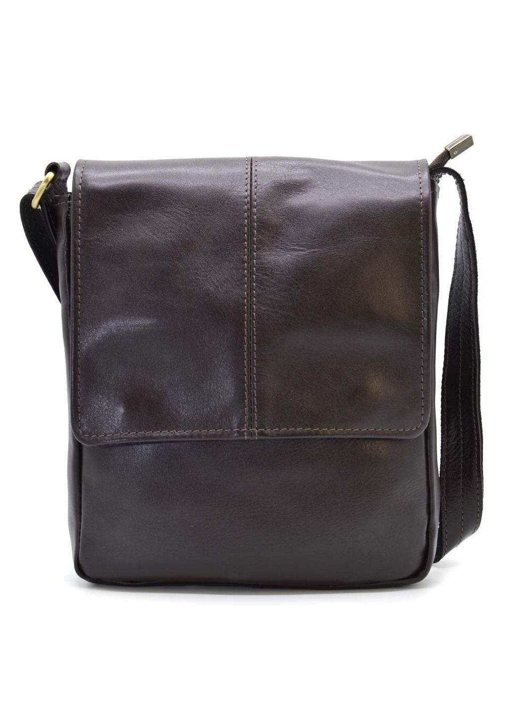 Мужская кожаная сумка через плечо 22х25.5х4 см TARWA (315871196)