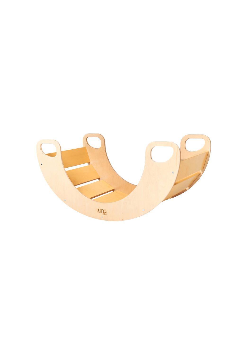 Дитяче ліжечкокачалка Luna Toys Жовта LunaToys (306552707)