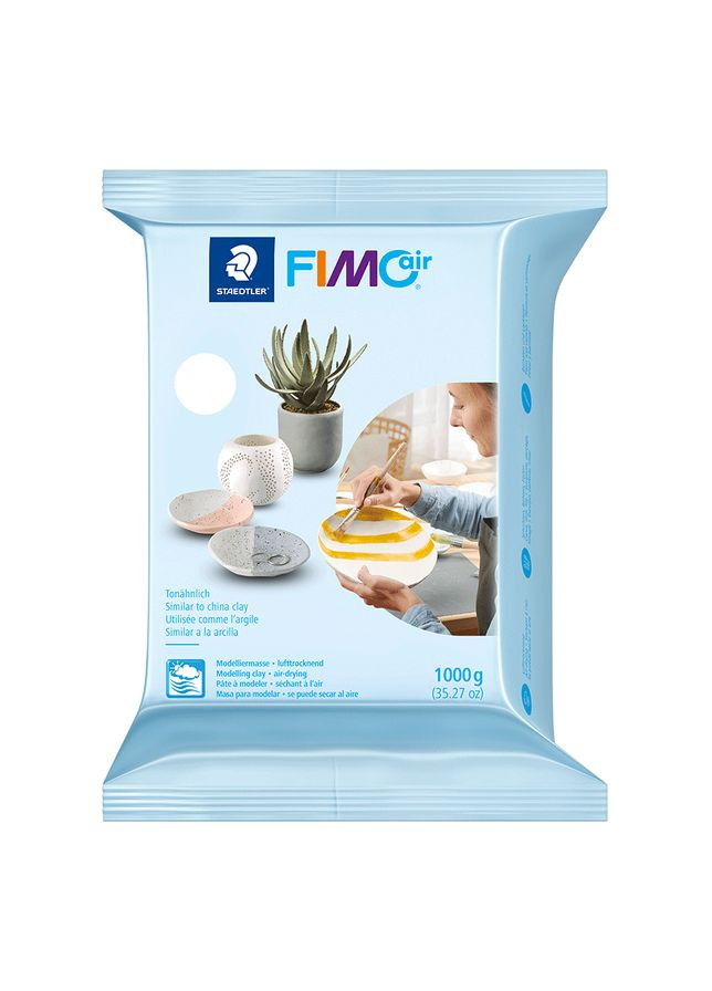 Пластика самозастывающая белая Air 1кг FIMO (386722337)