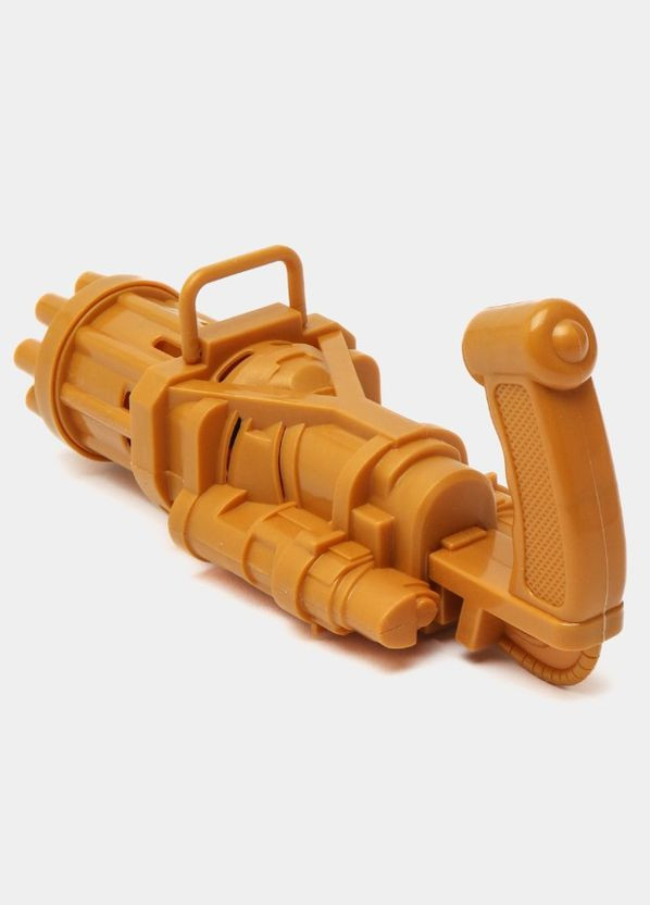 Іграшковий кулемет Gatling Electric Bubble Gun для бульбашок, жовтий No Brand (315816954)