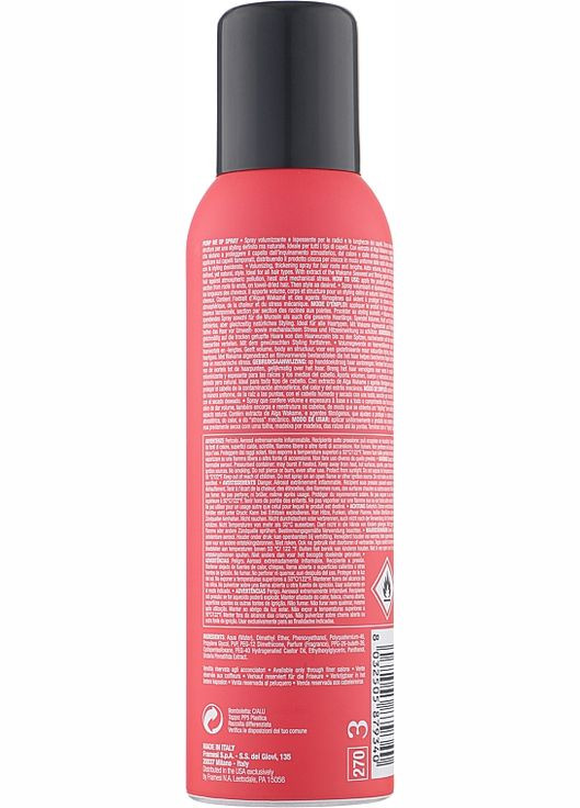 Спрей для об'єму волосся For-Me 302 Pump Me Up Spray 200ml (997230-75607) Framesi (368662371)