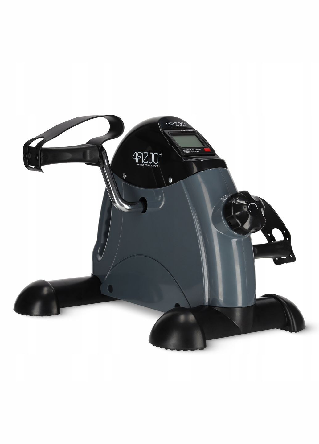 Мини велотренажер Active 2 в 1 для рук и ног Grey/Black (P-5905973401708) 4FIZJO (301733361)