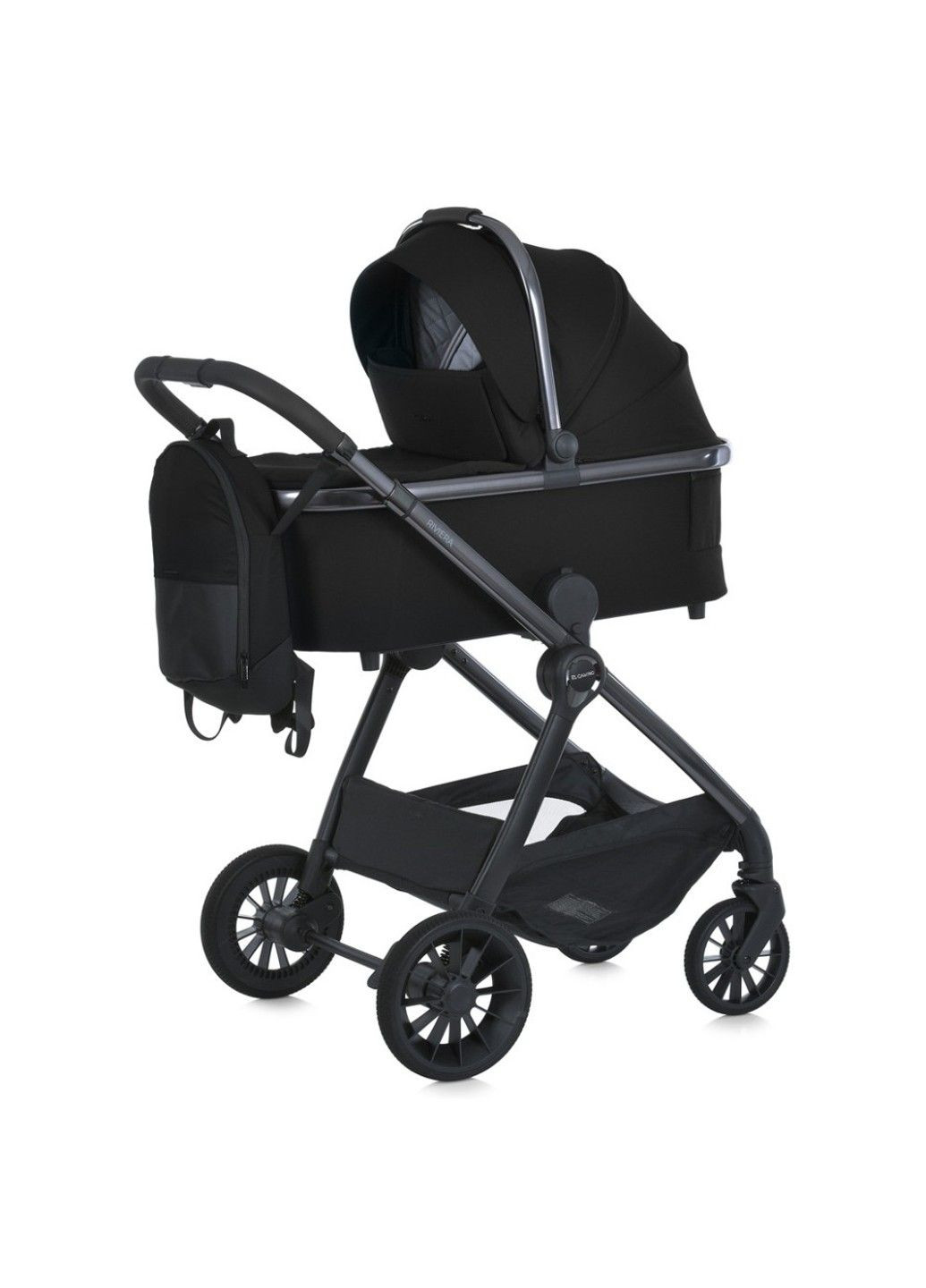 Детская универсальная коляска 2 в 1 RIVIERA ME 1183 Jet Black El Camino (341306974)