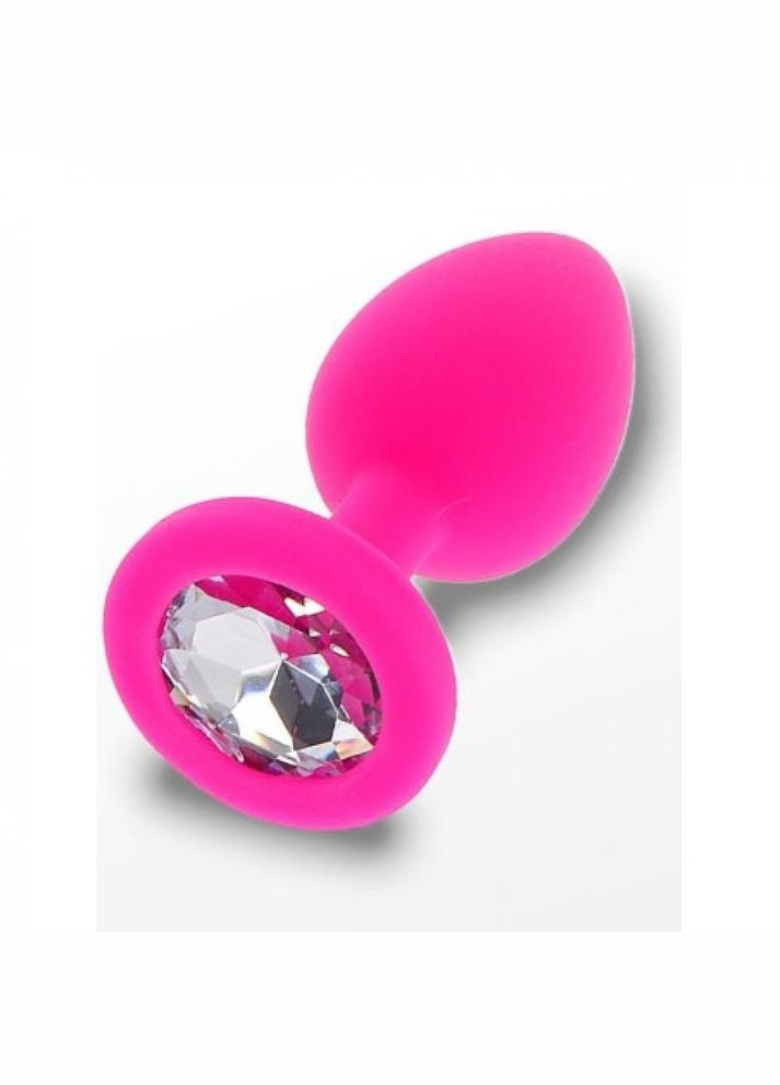 Анальная пробка розовая маленькая Diamond Booty Jewel Toy Joy (297130133)
