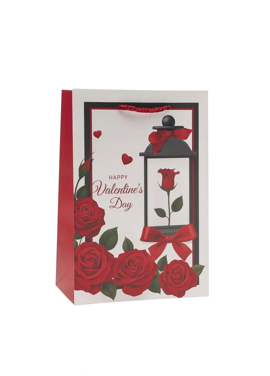 Пакет подарунковий паперовий M "Valentine's Day" 26*32*10см Home (359378106)