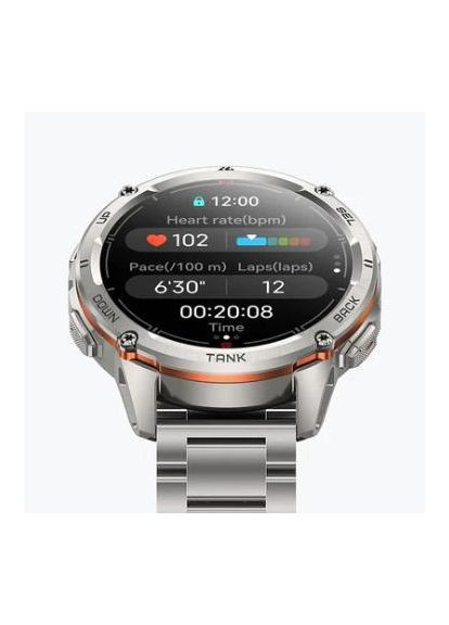 Smart Watch Tank T3 Ultra 2 SE Silver UA Kospet (368631534)