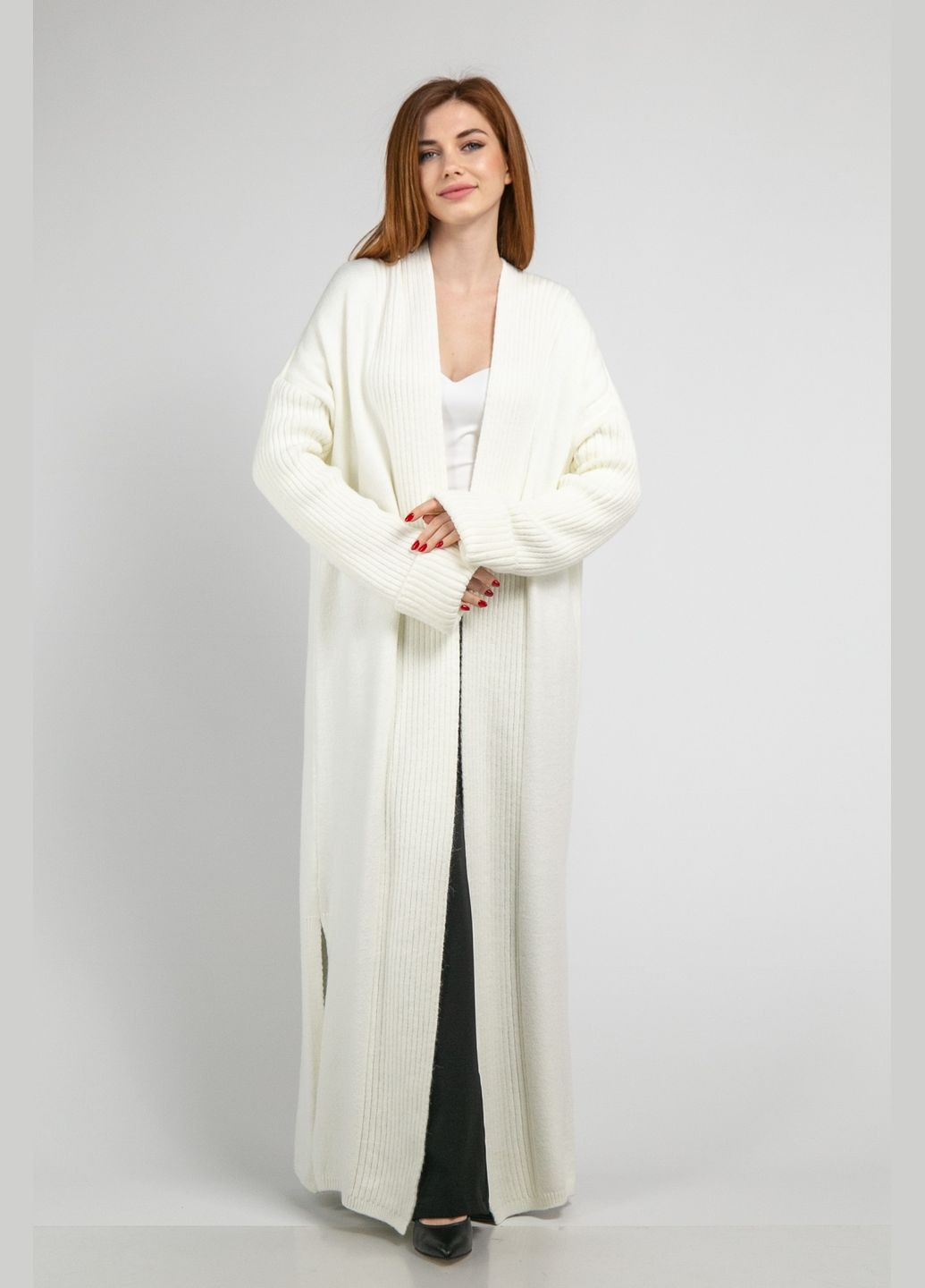 Белый демисезонный кардиган CHICLY