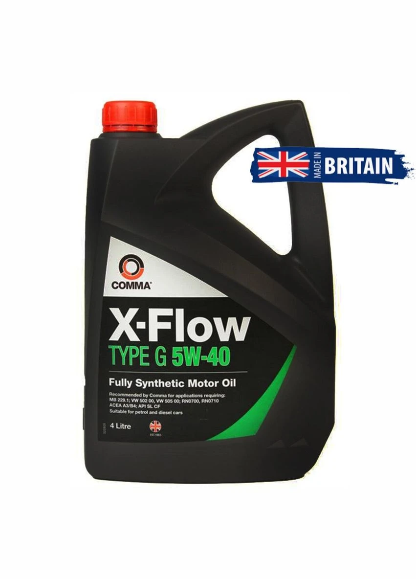 Моторное масло XFLOW TYPE G 5W-40 4 л Comma (293346131)