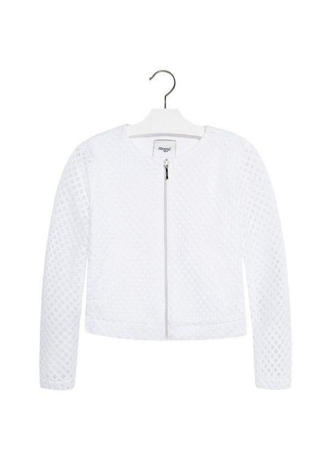 Белый кардиган Mayoral