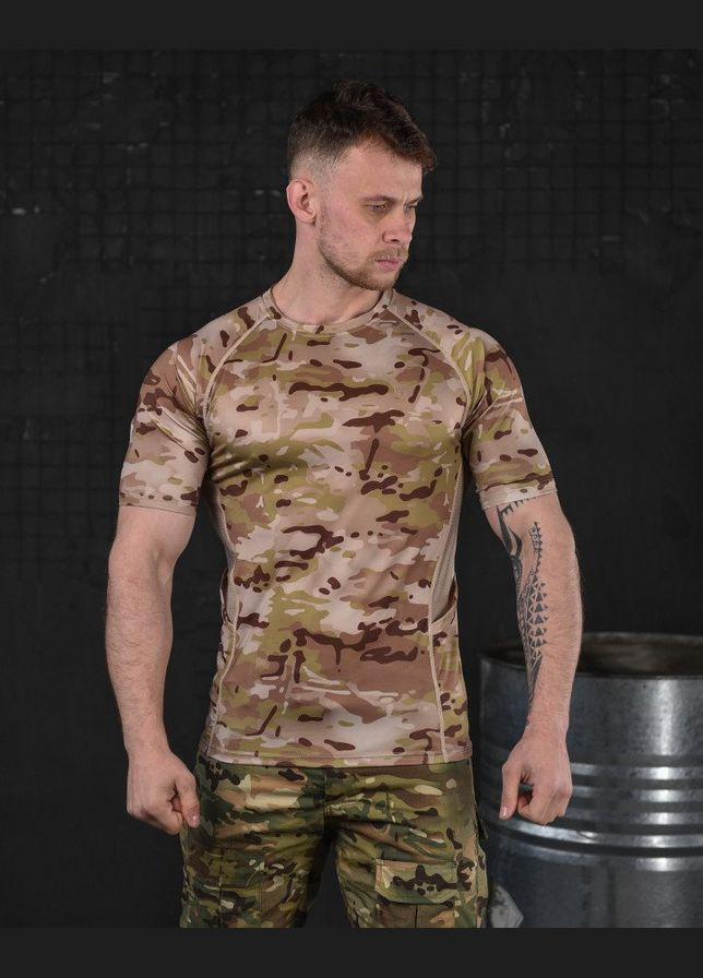 Тактична компресійна футболка потовідвідна мультикам No Brand (303724894)