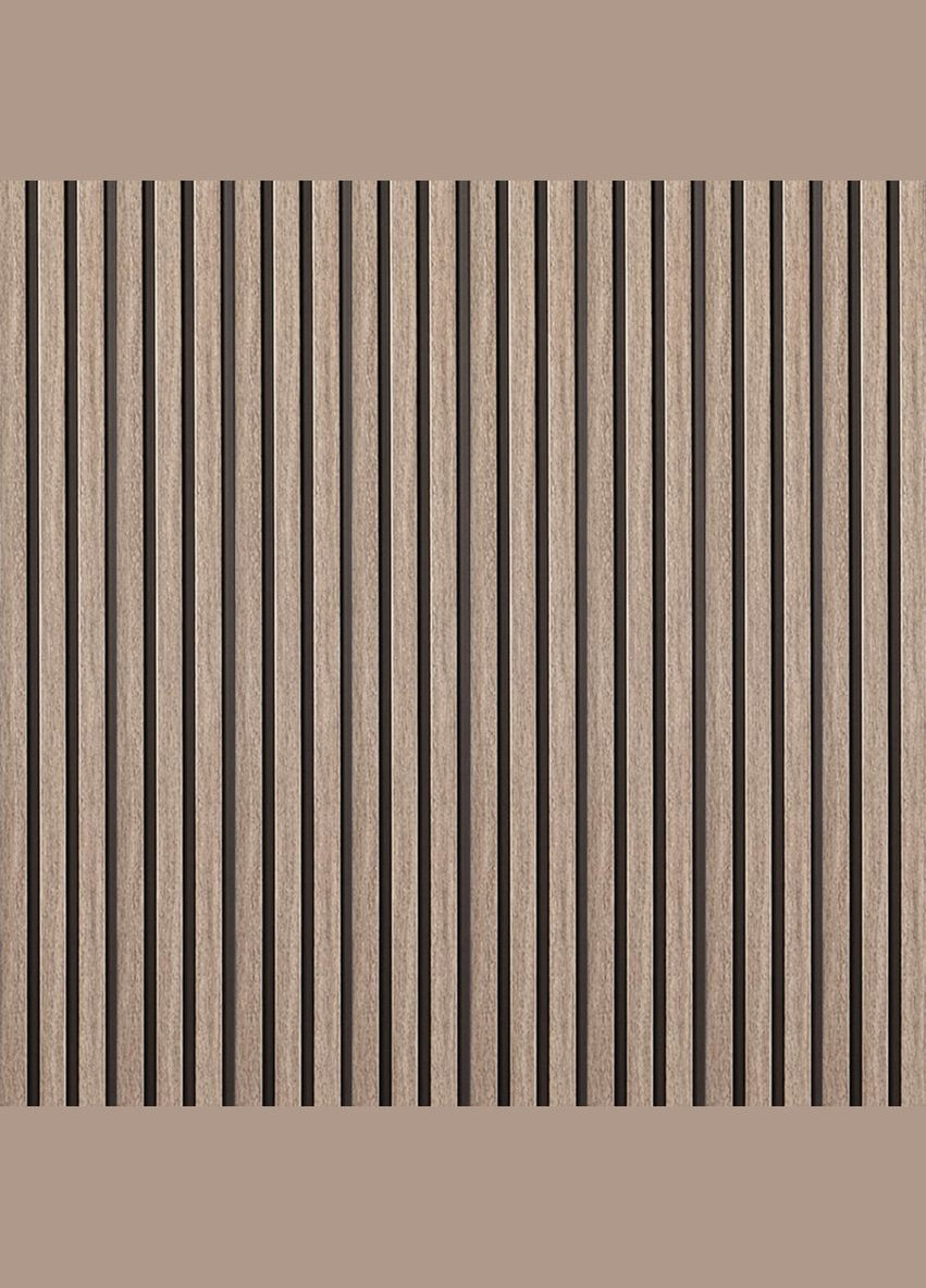 Рейка декоративна PS 2900х120х12мм Сіро-коричневий SW-00001744 Sticker Wall (341284026)