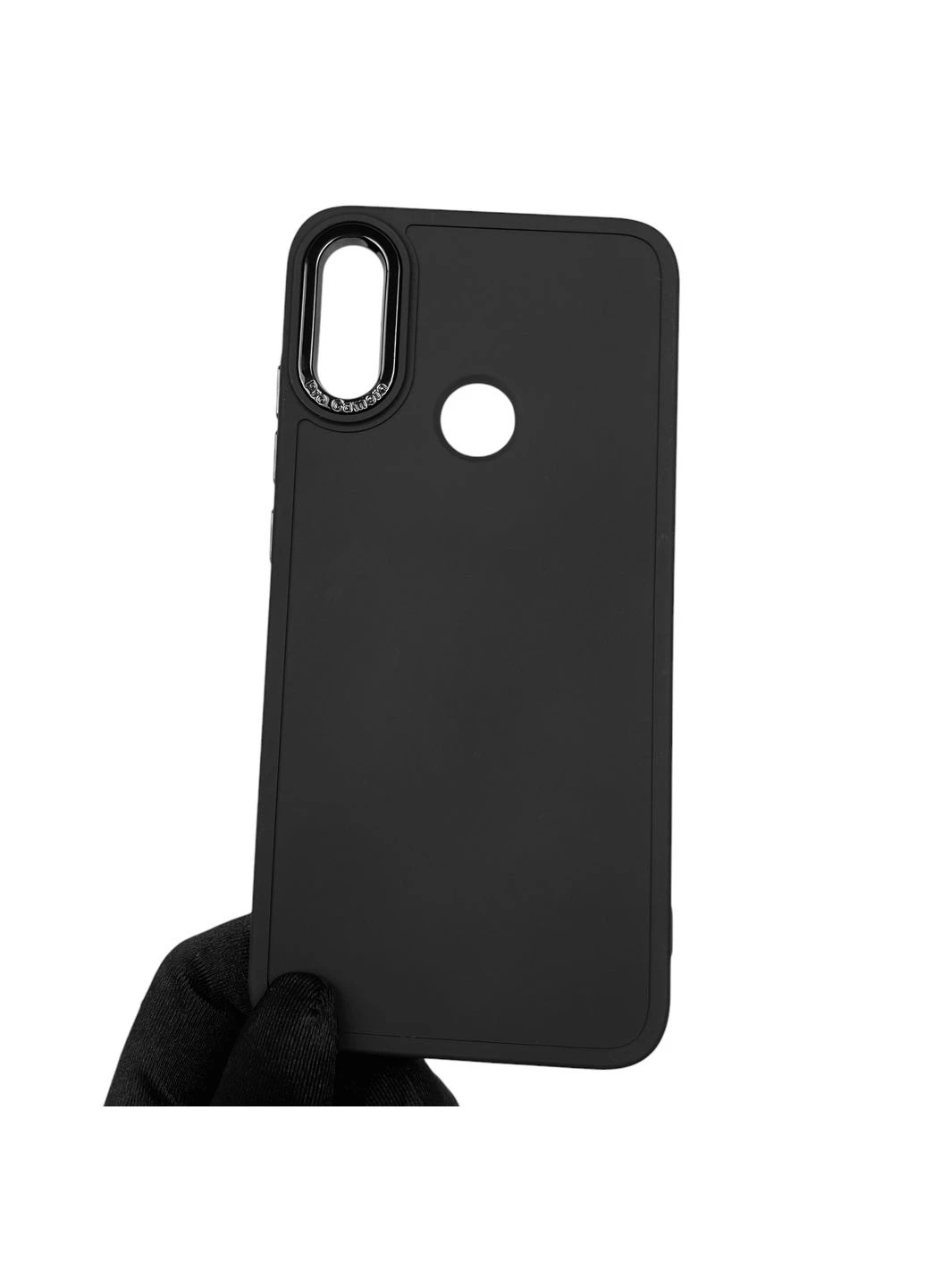 Чохол для Redmi Note 7 Pro матовий з високими бортами з мікрофіброю на сяомі редмі нот 7 про чорний Xiaomi (366023274)