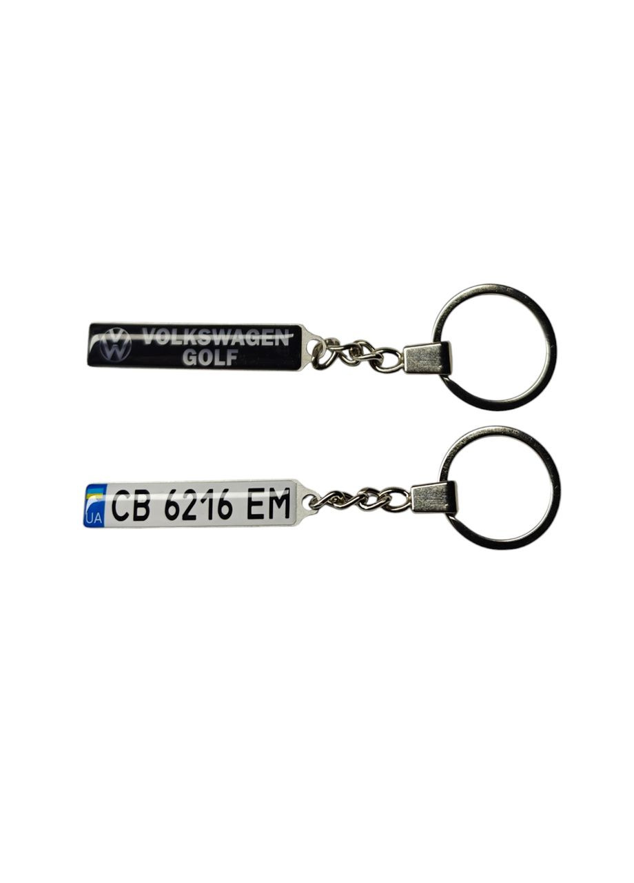 Брелок с номером Golf (двухсторонний) Volkswagen (331018033)