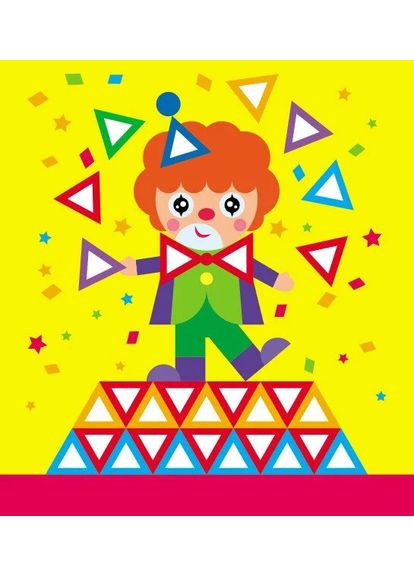 Мозаїка з наліпок. Трикутники. Для дітей від 4 років РАНОК (370075946)