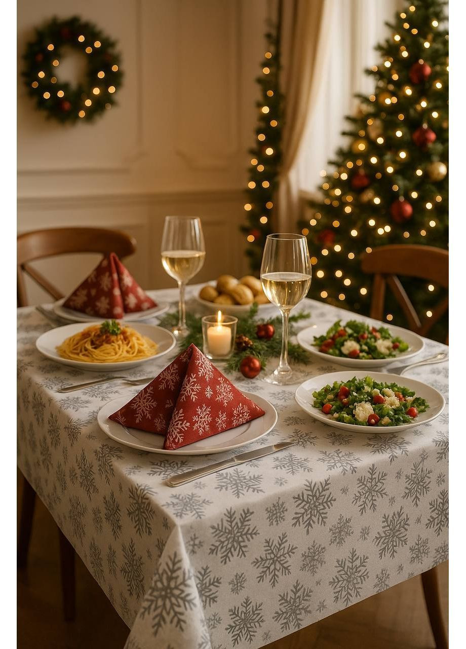 Скатертина новорічна No Brand (366222563)