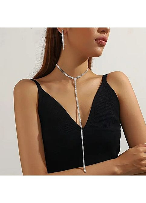 Біжутерія комплект Кольє-чокер та сережки No Brand (357256957)