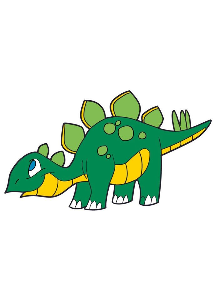 Детская раскраска на холсте "Стегозаврик" 15057-AC 25х30 см Art Craft (343275996)