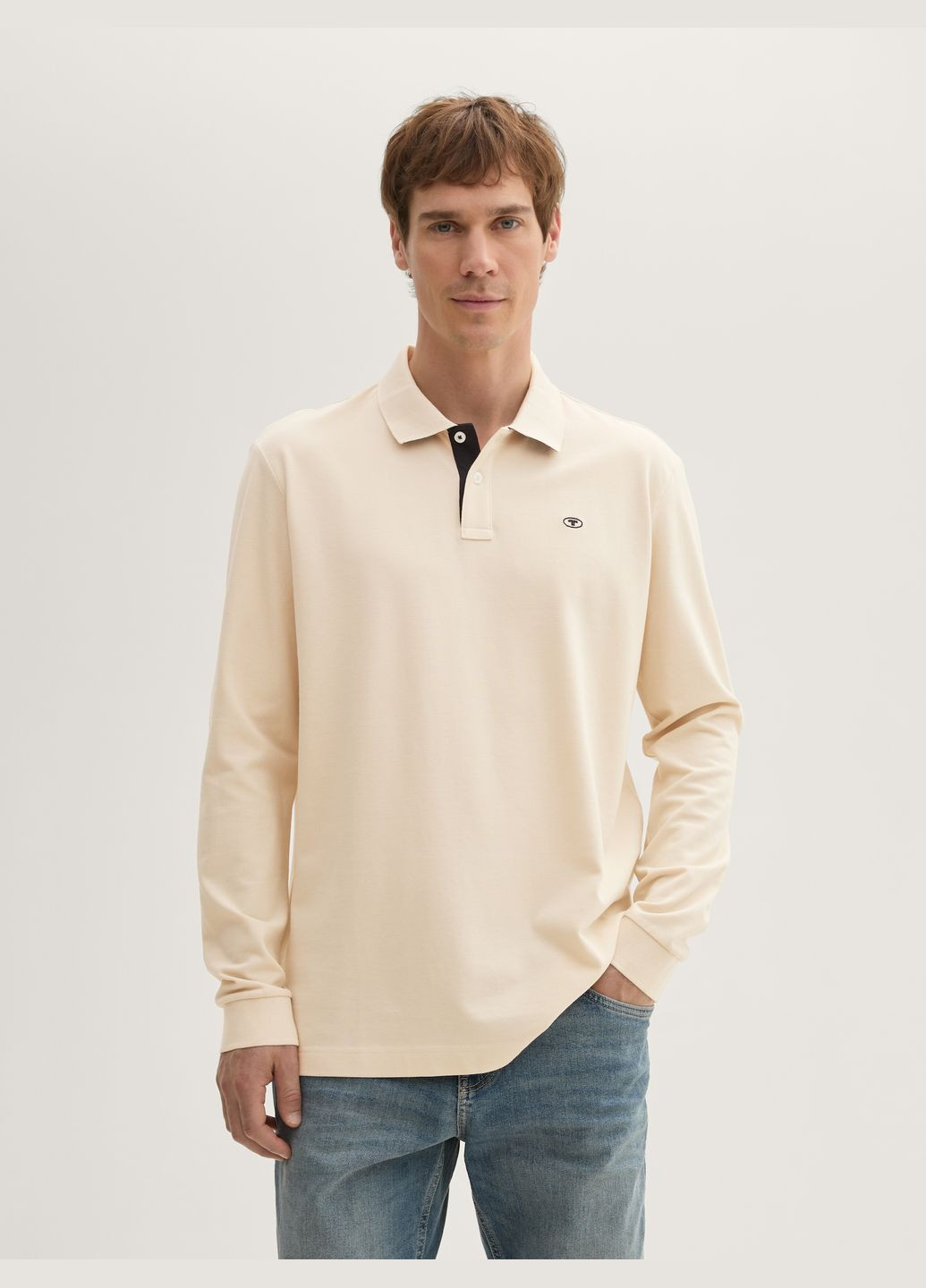 Лонгслів Tom Tailor бежевий