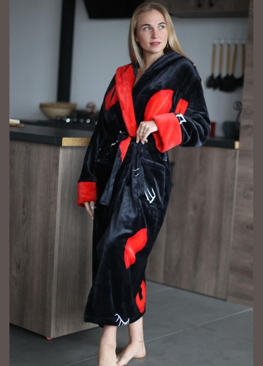 Халат с капюшоном Мягкий уютный Шарпей No Brand (315429381)