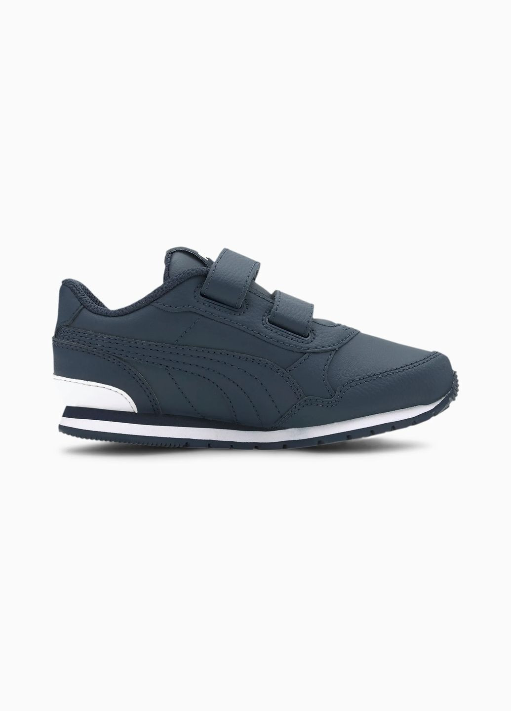 Синій всесезон кросівки kids st runner v2 ac peacoat/white р. 2/33/21.4см Puma