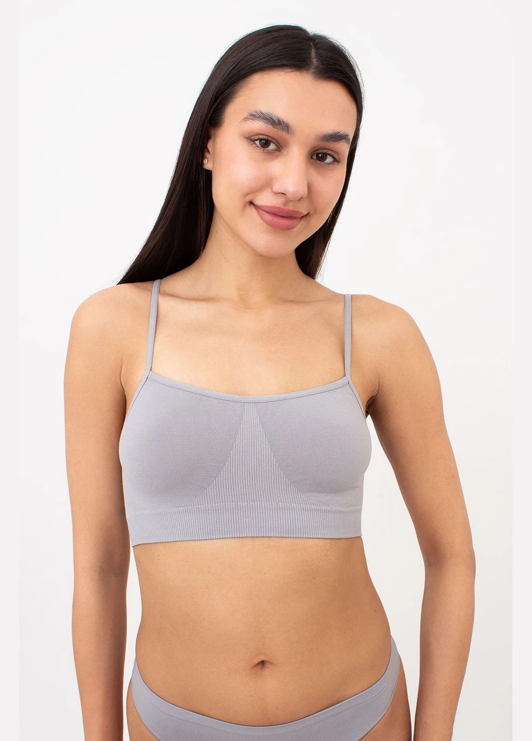 Безшовний топ на тонких бретелях Giulia TOP WITH STRAPS (333656914)