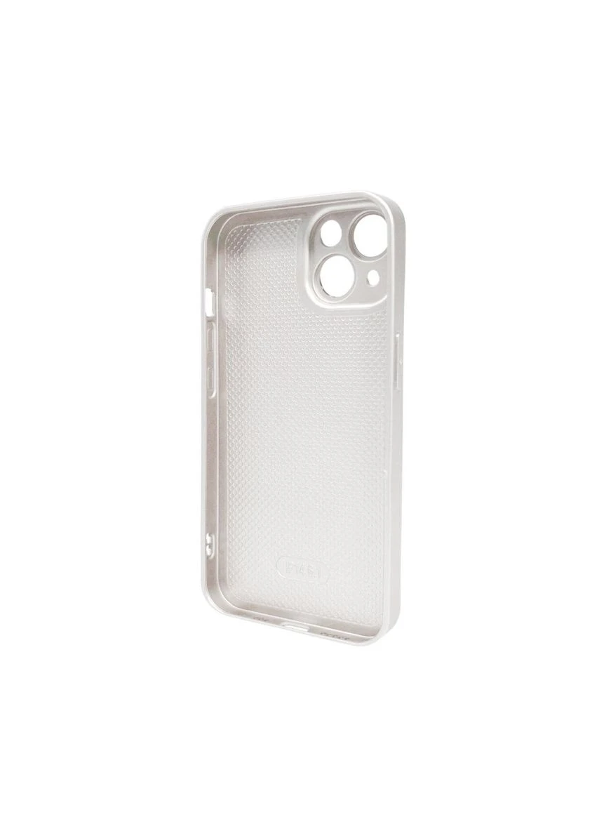 Чохол для смартфона AG Glass Matt Frame Color для iPhone 15 Pearly White No Brand (304733302)