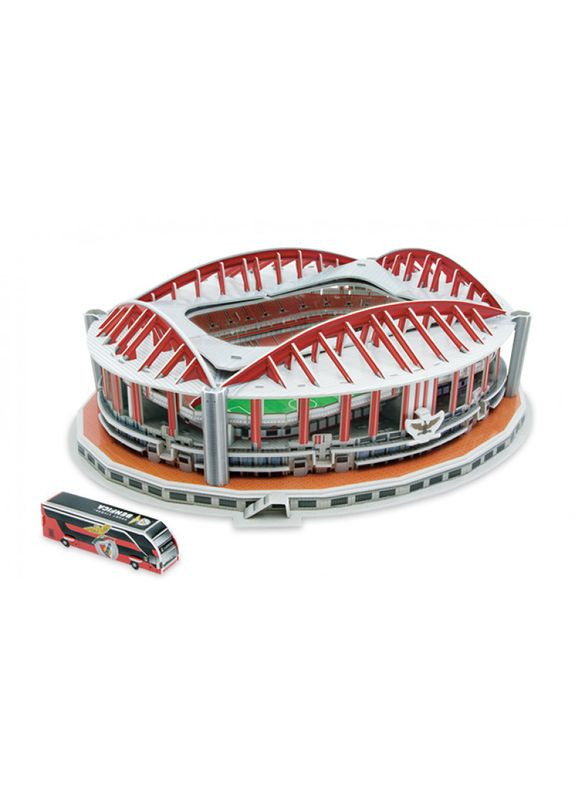 Пазлы 3D футбольный стадион Da Luz, Benfica, трехмерный конструктор-головоломка для детей с 84 пазлов. Magic (341828067)