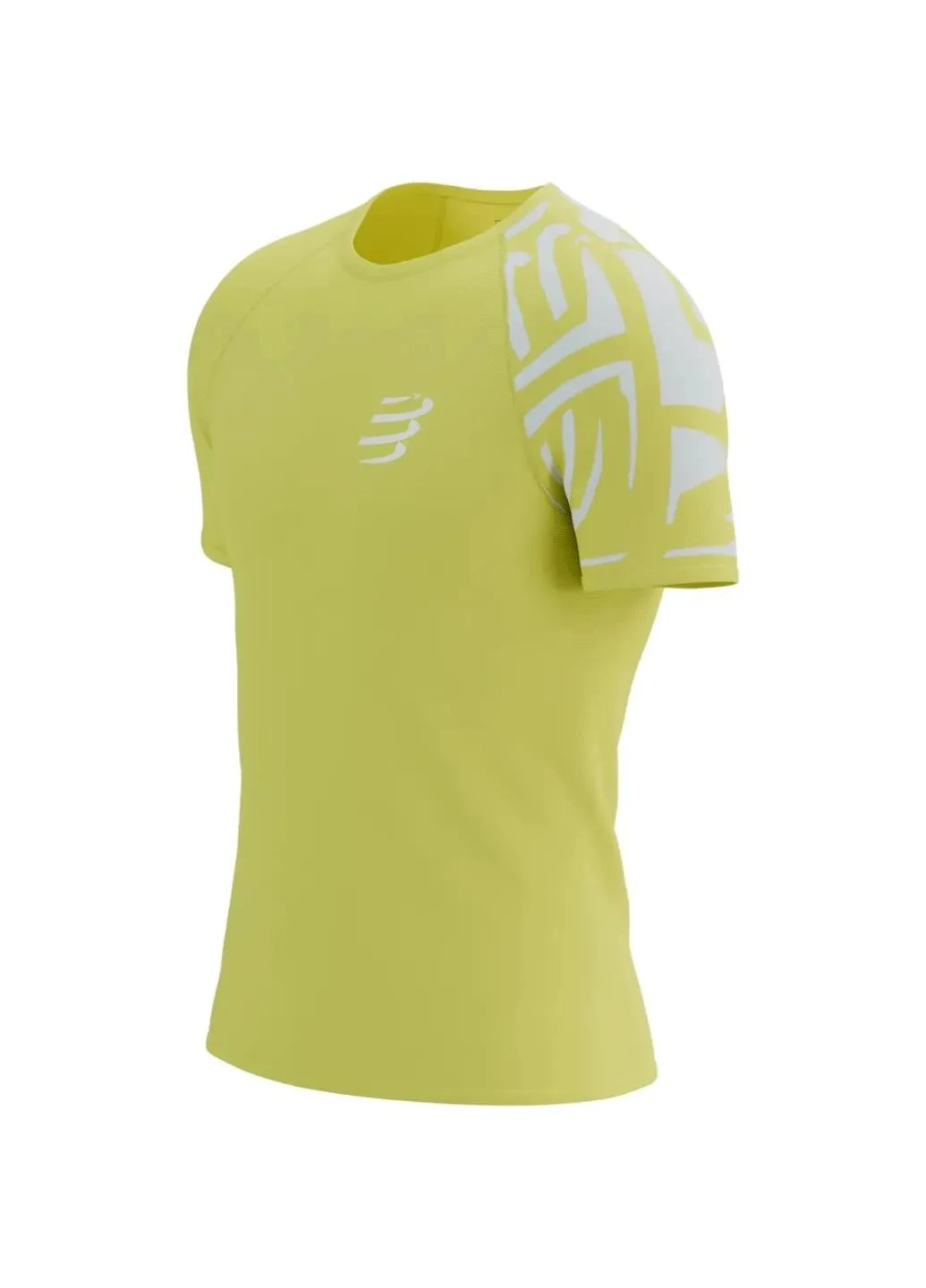 Зелена футболка training ss tshirt mns (2023) Compressport