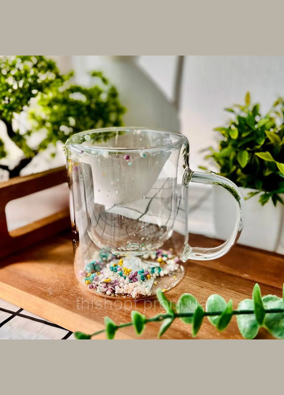 Чашка з подвійним дном 300мл Подоляночка VT-6103-350 (138946) Vittora (316592501)