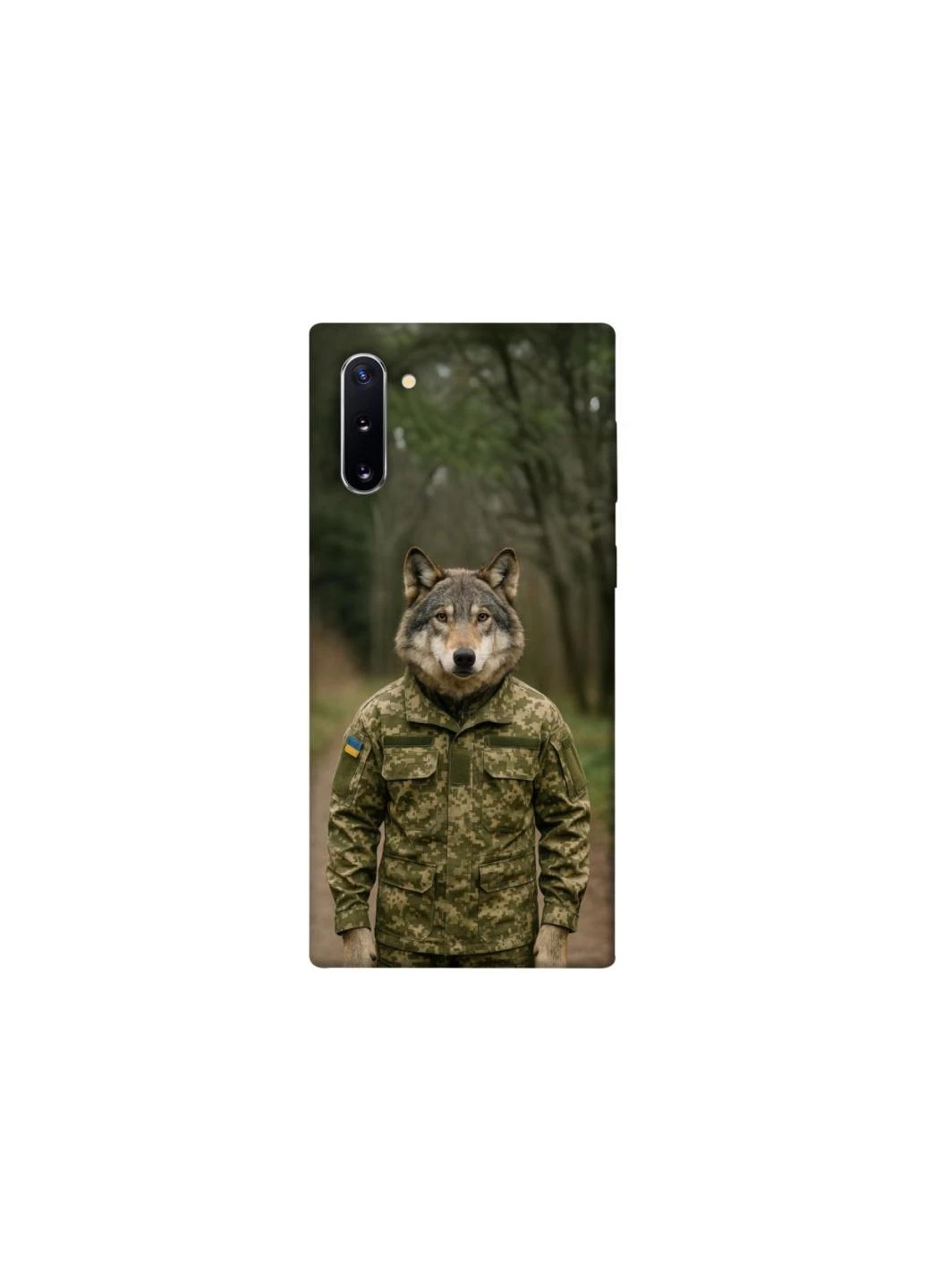 Чехол на Samsung Galaxy Note 10 Волк защитник Frontalka (353337223)