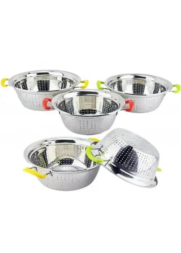 Дуршлаг EB-18090-Yellow 24х10.2 см желтый Edenberg (324413322)