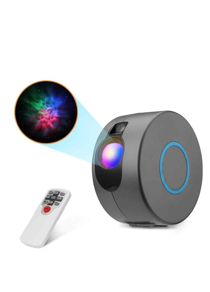 Проєктор галактики лазерний FG Сіре зоряне небо на стелі з пультом ДК 5 Вт Twins (329444332)