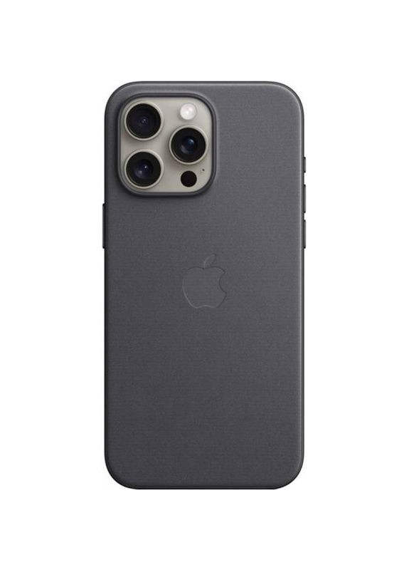 Чехол-накладка FineWoven Case with MagSafe для iPhone 15 Pro Max Black (MT4V3) Apple (341489763)