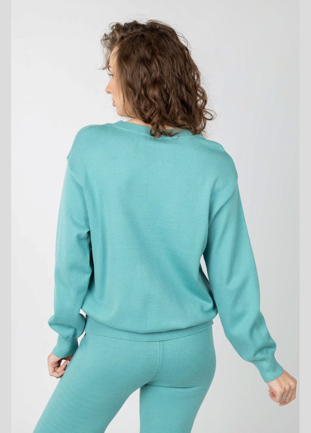 Жіночий джемпер колір бірюзовий CB-00224047 LAGODOMEE (307839916)