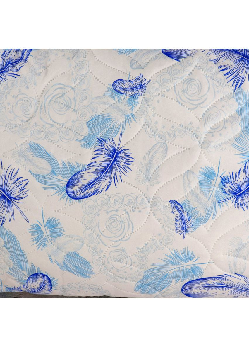 Стегана подушка 50х70 із штучного лебяжого пуху на замку від українського виробника 55096 Moda (368783965)