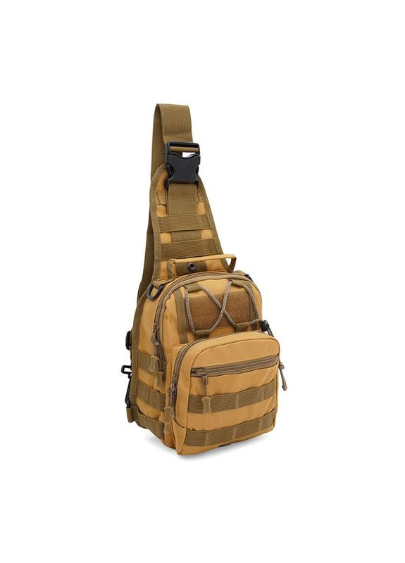 Рюкзак чоловічий сумка через плече слінг C1917br Коричневий Monsen (302257625)