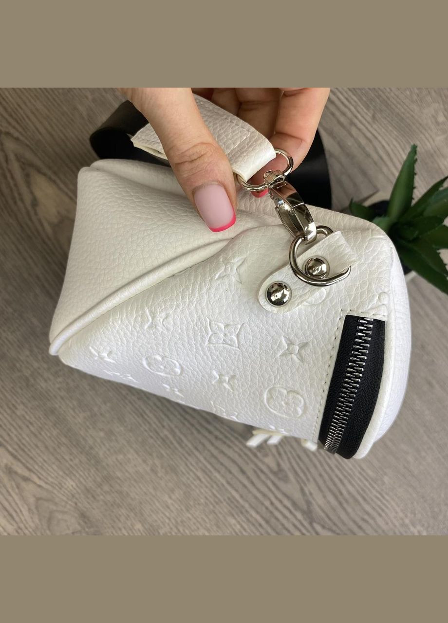 Женская сумка слинг бананка для девушки кросс-боди из экокожи белая (sku_993Б) No Brand (330576545)