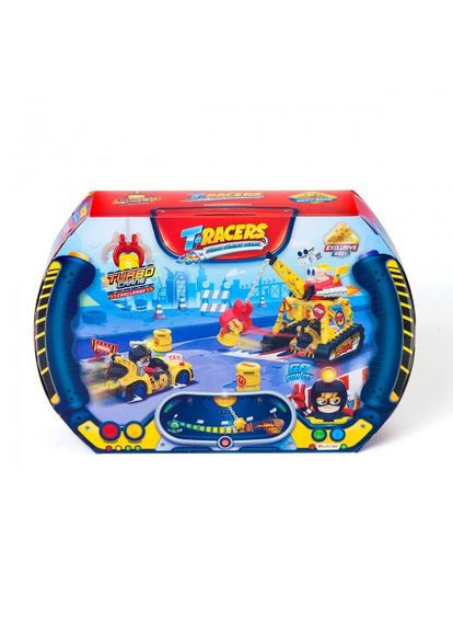 Игровой набор ТУРБОКРАН (машинка-конструктор, гонщик, аксесс.) T-Racers (319146064)