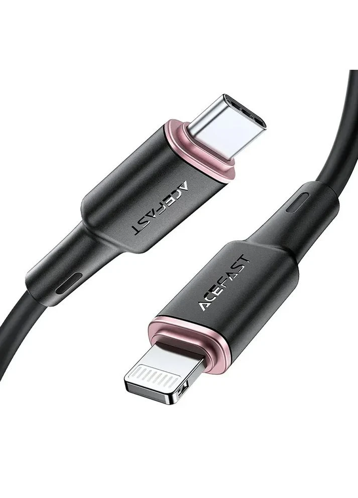 Кабель C2-01 USB Type-C - Lightning 3A 20W 1.2м Black (6974316280644) Acefast (399745428)