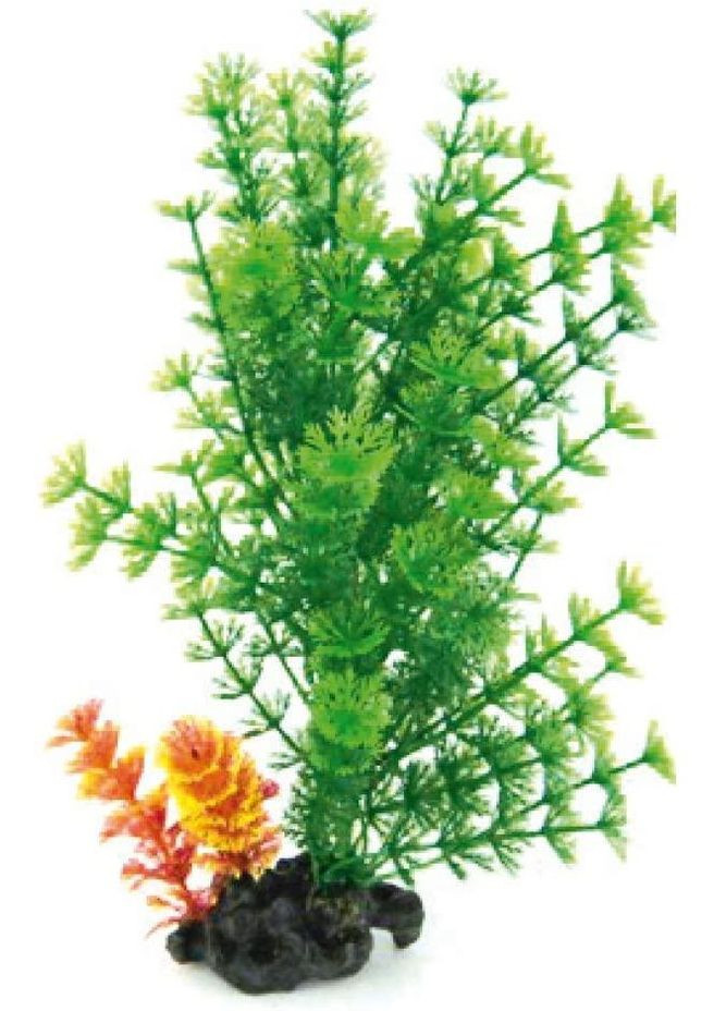 Рослина пластикова водорості CROCI FLORA ON PEBBLES штучна, Декорація для акваріума 1820 см A8011381 Chico'S (280916450)