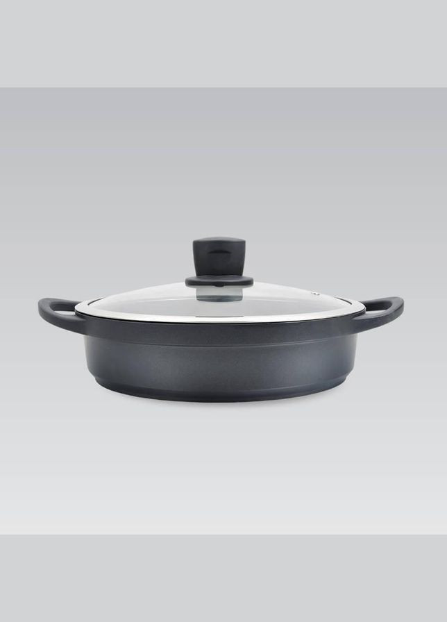 Кастрюля с антипригарным покрытием и крышкой Shallow 28 см, 3.8 л (MR-4328-S) Maestro (334005432)