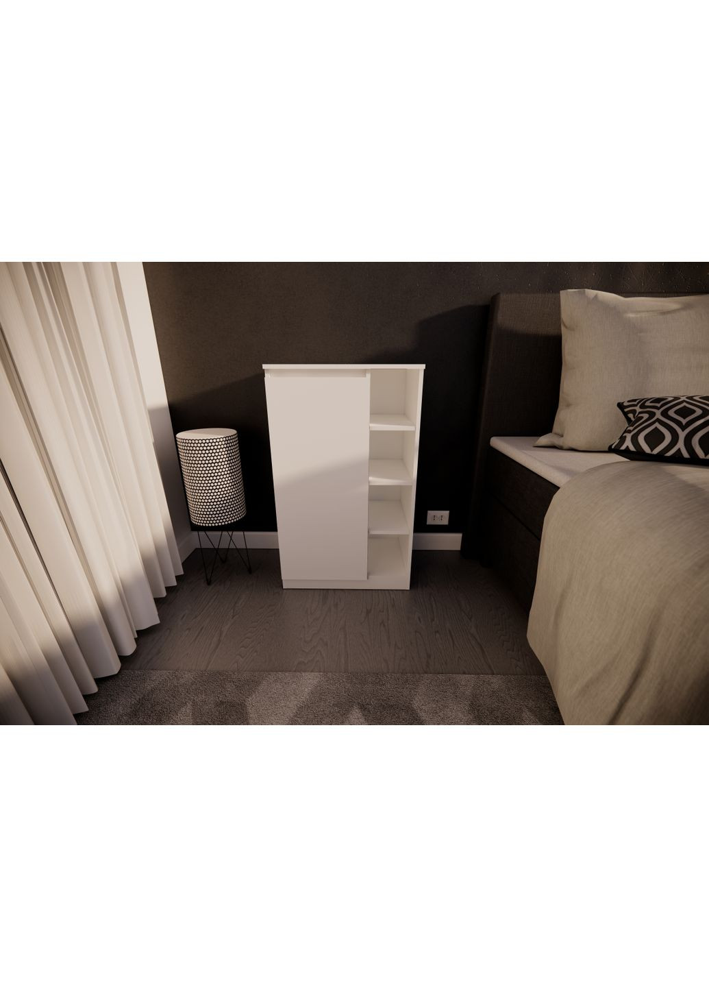 Тумба прикроватная 60х40х100см MEBEX (353390270)