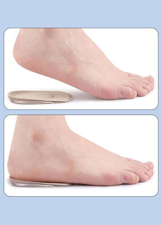 Силіконові ортопедичні підп'ятники при шпорі для взуття 35-39 розмір L No Brand (327094752)