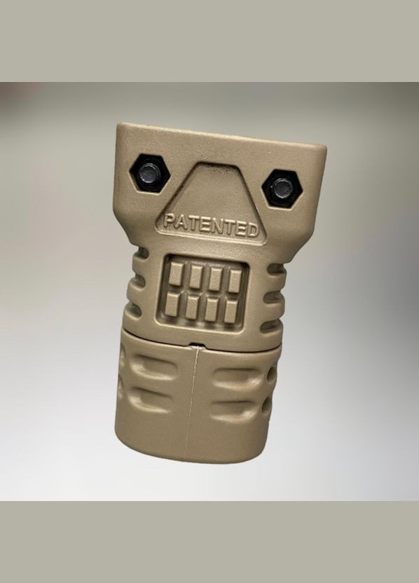 Рукоятка передня коротка TACTICAL (DLG-117-beige),, з відсіком, з планкою Пікатінні DLG Tactical (362602007)