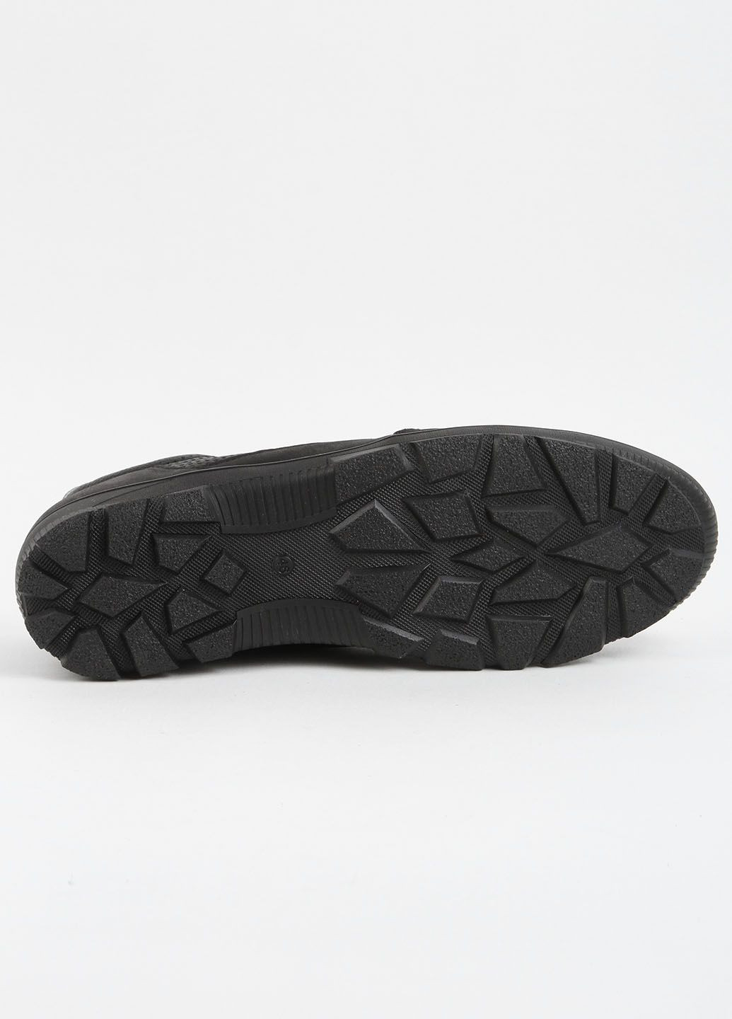 Черные кроссовки мужские кожаные 339620 Power