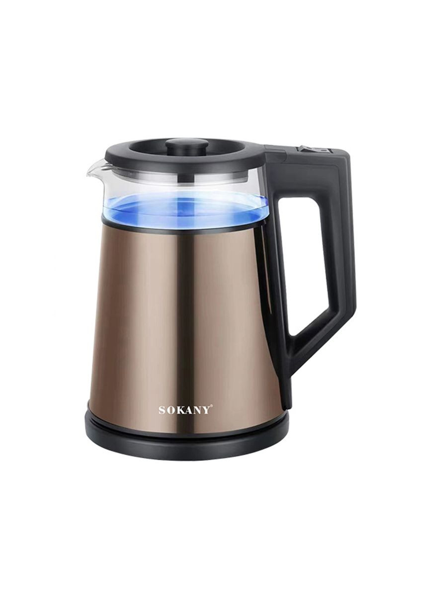 Електрочайник SK-SH-1076 1.7л 2000Вт сірий (SK-SH-1076G) Sokany (357226578)
